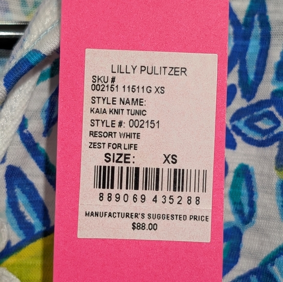 Lily Pulitzer Kaia Knit Tunic, Size:XS, Blue - Picture 4 of 7